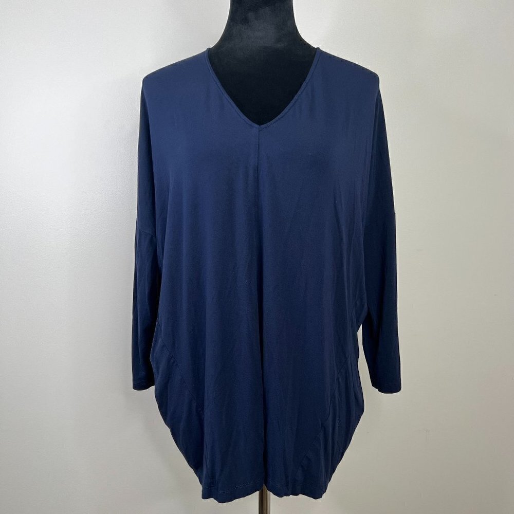 J. McLaughlin Dolman Sleeve Stretch Jersey Knit Modal Blend Top